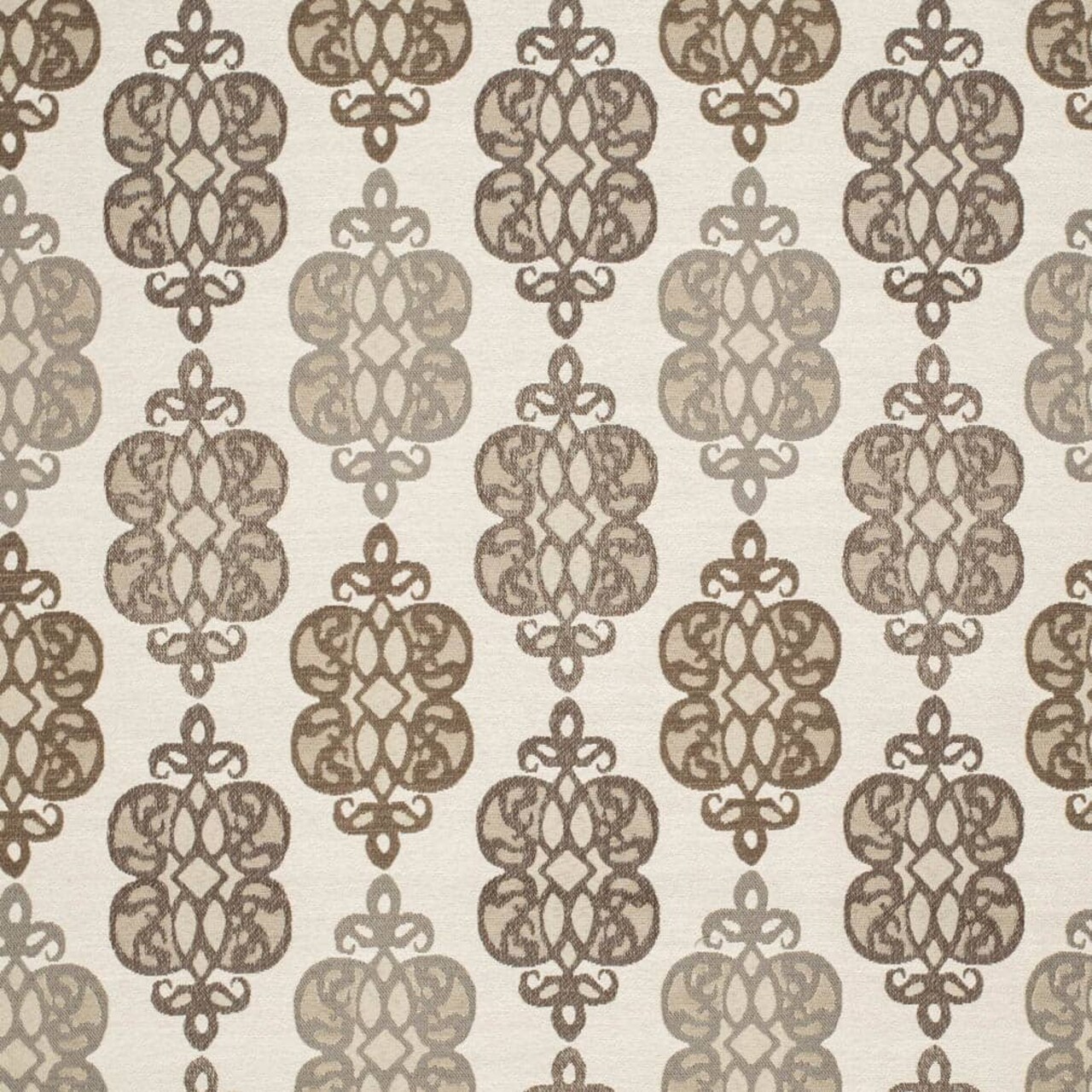 Cedar - Brown Abstract Geometric Upholstery Fabric 54 Inches"